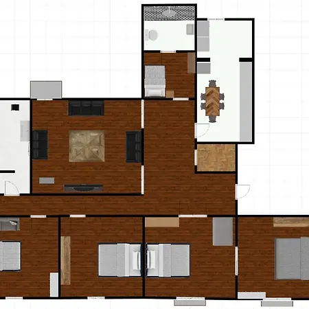 公寓 Liverpool Antic 5 Bedrooms